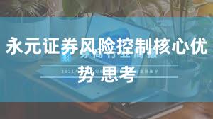 永元证券风险控制核心优势 思考