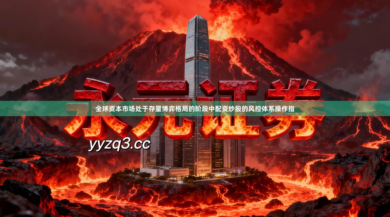 全球资本市场处于存量博弈格局的阶段中配资炒股的风控体系操作指