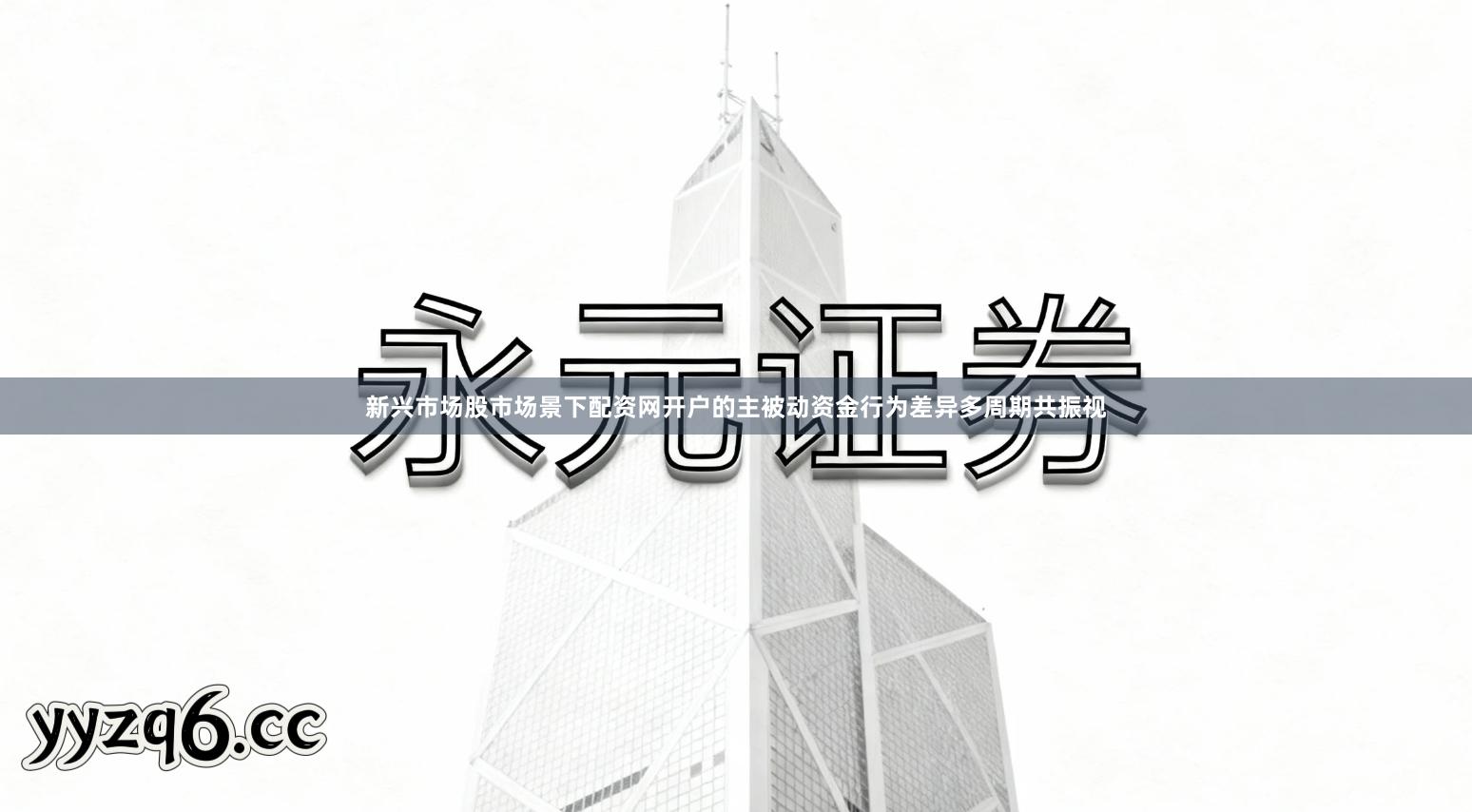新兴市场股市场景下配资网开户的主被动资金行为差异多周期共振视
